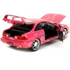 1995 Honda Integra Type R Pink with Graphics "Fast & Furious Remix" Series 1/32 Diecast Model Car by Jada - 4 of 4