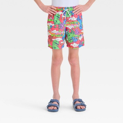 Boys' Dinosaur Printed Swim Shorts - Cat & Jack™ XL