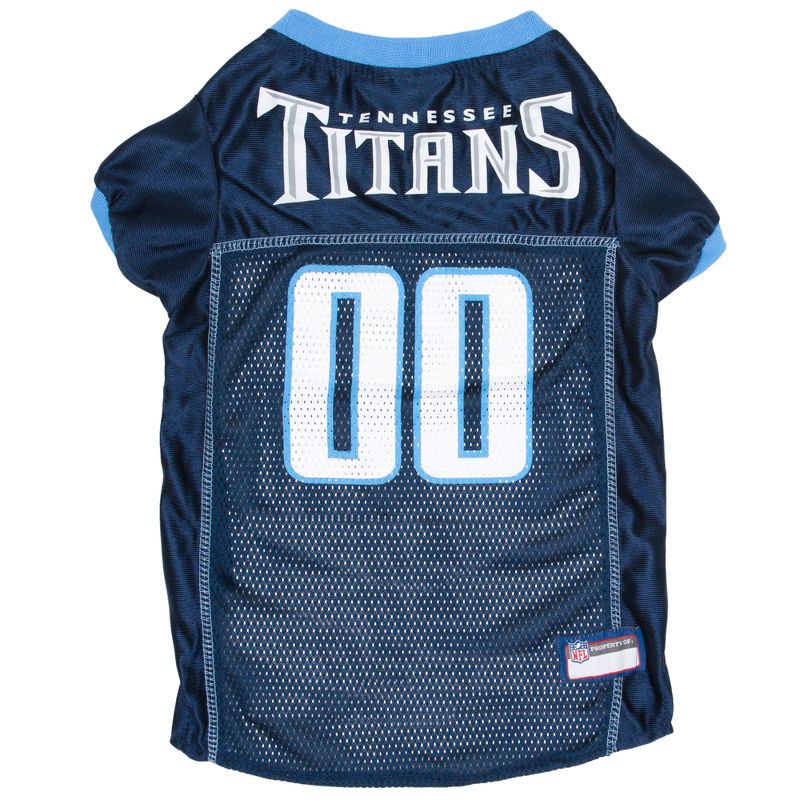 NFL Tennessee Titans Mesh Navy Football Pets Jersey - XS, 1 of 4