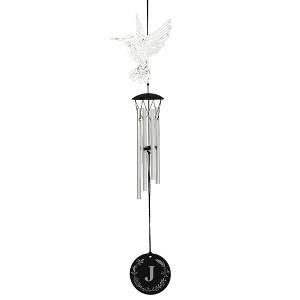 Personalization Mall Flying With Hummingbirds Personalized Initial Wind Chimes - 1 of 1