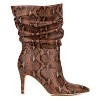 Fashion To Figure Women's Fiona Heeled Boot - Wide Width - 8, BROWN - 2 of 4