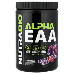 NutraBio Alpha EAA, Grape Berry Crush, 0.98 lb (444 g) - 1 of 4