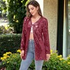 Anna-Kaci Women's Sequin Open Front Cocktail Outerwear Jacket - 4 of 4