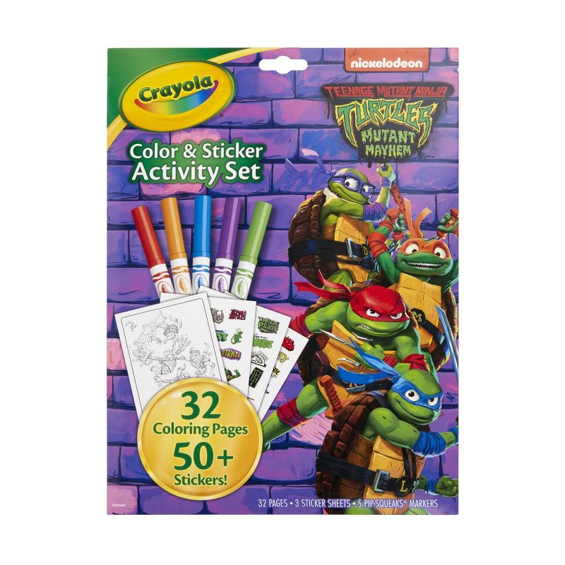 Crayola TMNT Color &#38; Sticker Activity Set, 1 of 7