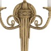 Crystorama Lighting Cast Brass Wall Mount 2 - Light Sconce in  Matte Brass - 3 of 4