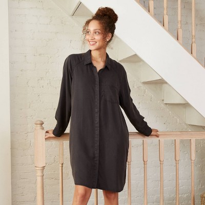 target denim shirt dress