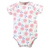 Touched by Nature Baby Girl Organic Cotton Bodysuits 5pk, Pink Rose - 4 of 4
