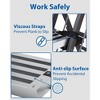 6-9ft Telescoping Aluminum Work Plank, 440lbs Capacity, Extension Scaffolding Plank with Skid-Proof Platform Scaffold Ladder Accessory - 4 of 4