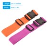 Unique Bargains Travel Luggage Adjustable Buckle Outdoor Bag Suitcase Belts 2in1 Set - 2 of 4