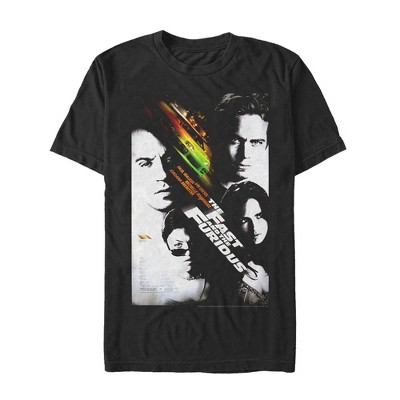 Men's Fast & Furious Classic Movie Poster T-Shirt - Black - X Large