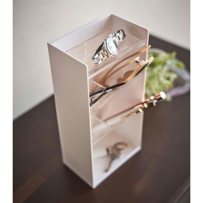 Black Adjustable Plastic Jewelry and Accessory Organizer