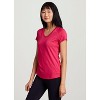 RBX Active Women's V-Neck Athletic Tee Quick Drying Buttery Soft Short Sleeve Running T-Shirt - 3 of 4
