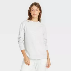 Women's Beautifully Soft Fleece Lounge Sweatshirt - Stars Above™ Gray XXL