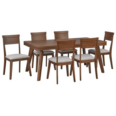 7pc Berea Rectangular Dining Set - Buylateral : Target