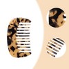 Unique Bargains Anti-Static Pocket Size Wide Tooth for Thick Curly Hair Detangling Comb 1 Pc - 3 of 4