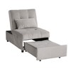 NicBex Modern Convertible Lift-Top Tufted Button Ottoman Bench with Pull-Out Bed,Solid Wood Storage Bench for Bedroom,Entrance - 4 of 4