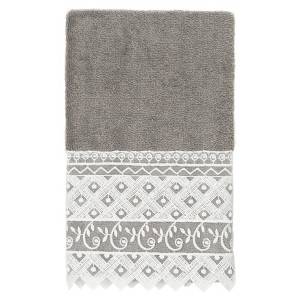 Linum Home Textiles 100% Turkish Cotton AIDEN Embellished Towel Set - 1 of 2