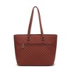MKF Collection Hallie Solid Quilted Cotton Women’s Tote Bag by Mia K - 2 of 4