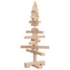 Aghana Digitals 60cm Solid Pine Wood Christmas Tree - DIY Decor, Compact Design for Home/Office - 2 of 4