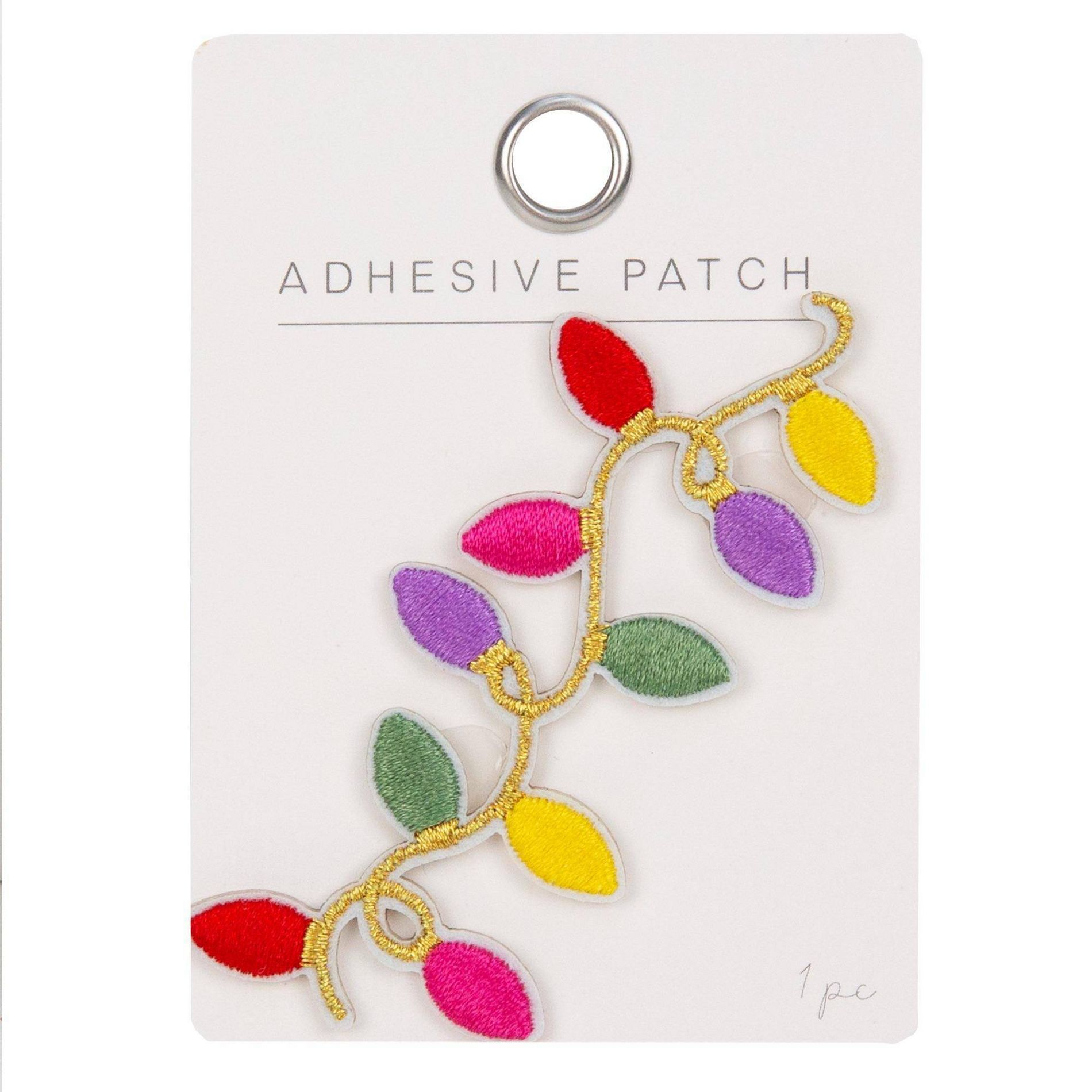 Horizon Group Personalization Adhesive Patch Icon Holiday Lights