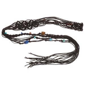 Unique Bargains Women's Retro Woven Rope Belt 1 Pc - 1 of 4
