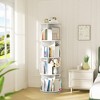 Aheaplus Rotating Bookcase, 4/5-tier Revolving Storage Organizer for Home Office and Living Room - 4 of 4