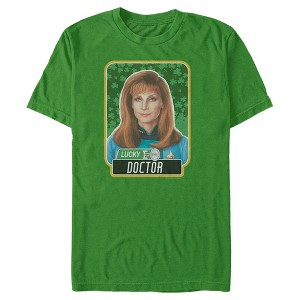 Men's Star Trek: The Next Generation St. Patrick's Day Lucky Doctor Beverly Crusher T-Shirt - 1 of 4