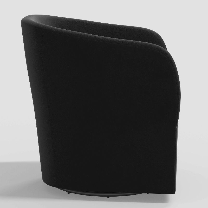 Rhea Swivel Chair in Velvet - Threshold™, 4 of 8