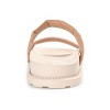 Journee Collection Womens Stellina Slide Flat Sandals Rose 11 - 3 of 4