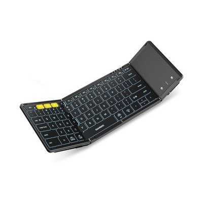 Evo Bytes Foldable Bluetooth Computer Keyboard with Touchpad
