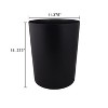 LunaLulinlk Black Matte 5 Gallon Trash Can, Plastic Office Trash Can - 4 of 4
