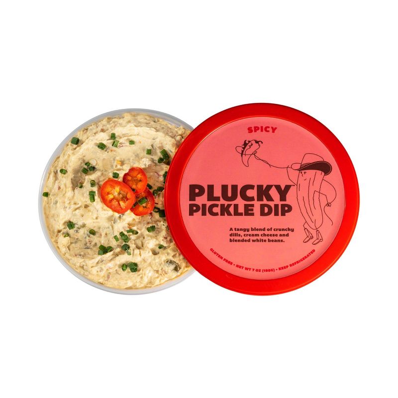 Plucky Pickle Dip Spicy - 7oz, 6 of 9