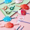 Joyfy 28 Packs  Valentines Day Cards with Bendy Pencils for Kids-Classroom Exchange Gifts Valentine's Day Party - 2 of 4