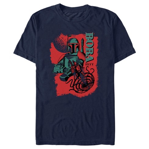 Men's Star Wars Sarlacc Escape T-shirt - Navy Blue - Large : Target