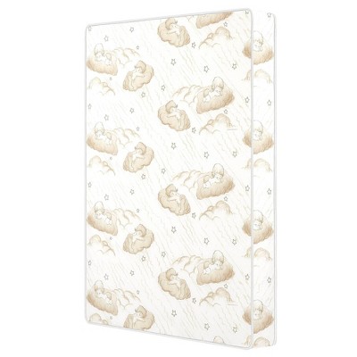 dream on me mini crib mattress size