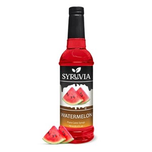 Syruvia Watermelon Syrup - 25.4 fl oz. Premium Flavoring Syrup For Coffee - 1 of 4