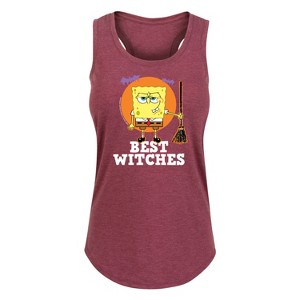 Women's - SpongeBob SquarePants - Best Witches Graphic Racerback Tank - 1 of 4