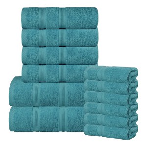Smart Dry Cotton Medium Weight Solid Towel Set by Blue Nile Mills - 1 of 4