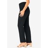 Roaman's Women's Plus Size Petite Classic Bend Over Pant - 3 of 4