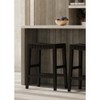 Maven Lane Emerson Rustic Backless Vegan Leather Counter Height Bar Stool - 3 of 4