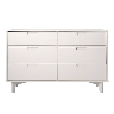 Simple Cut Out Handles 6 Drawer Dresser - Saracina Home : Target