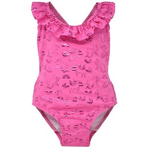 Girl One Piece Swimsuit - Flap Happy 18M - 1 of 1