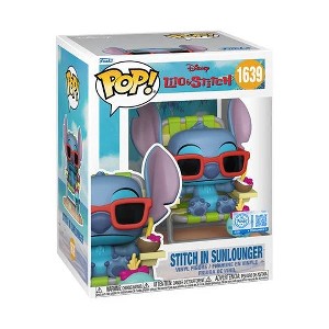 Lilo & Stitch Stitch in Sunlounger Premium Funko Pop! Vinyl Figure #1639 - Entertainment Earth Exclusive - 1 of 2