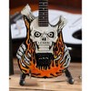 Axe Heaven - Axe Heaven George Lynch Dokken Signature ESP Flaming Skull Mini Guitar Replica Collectible - 4 of 4