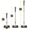 PLAYAPUT Baseball Batting Tee - Professional Hitting Tee for Baseball and Softball with Weighted Base, Flexible Rubber Top, Black and Silver - 3 of 4