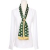 INSPIRE CHIC Women's Fashion Printed Skinny Long Retro Satin Silky Neck Scarves 1Pc - 2 of 4