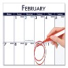Three Month Desk Pad, 22 x 17, White/Blue/Teal Sheets, Blue Binding, Blue Corners, 14-Month: Dec 2025 to Jan 2027 - 3 of 4