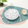 Unique Bargains Silicone Teardrop Shape Heat-Resistant Placemats 2 Pcs - 3 of 4