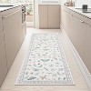 Coucheta Floral Butterfly Area Rug - Washable Non-Slip Carpet for Living Room, Bedroom & Nursery, Stain Resistant Low Pile Rug - 3 of 4