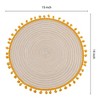 REGALWOVEN Polyester Heat Resistant Wipeable Placemats 15 x 15 Inch 6 Pcs - 3 of 4